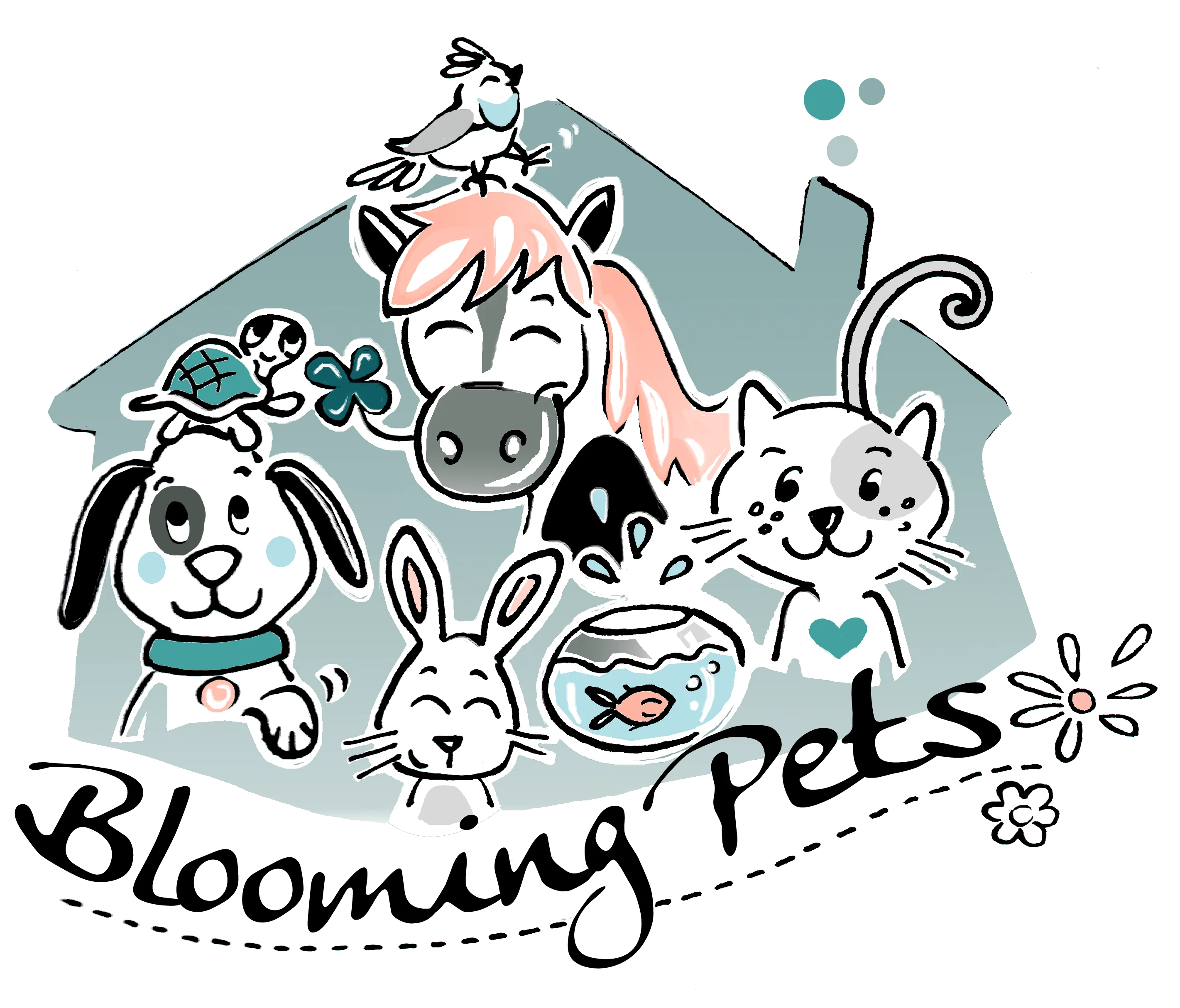 Blooming Pets logo