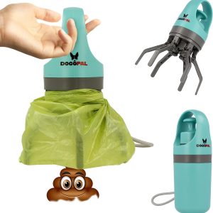 Ramasse-Crotte pour Chien – Pelle à Crotte pour Chien avec Distributeur Sac à Crottes