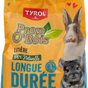 Litière de granulés de bois Tyrol pour lapins et rongeurs
