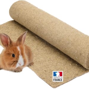 Tapis litière La Cordeline en chanvre pour lapins et rongeurs