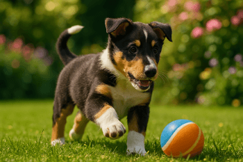 Chiot : Photos d'un Colley à poil court (Smooth Collie)
