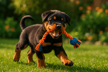 Chiot : Photos d'un Rottweiler