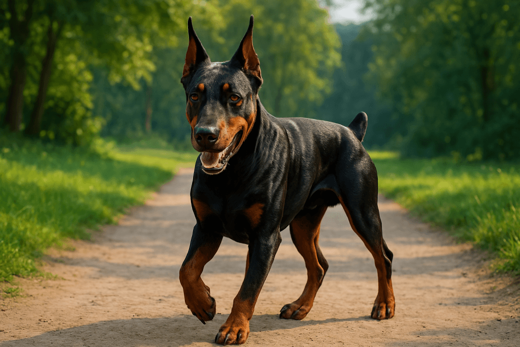 Chien : Photos d'un Dobermann