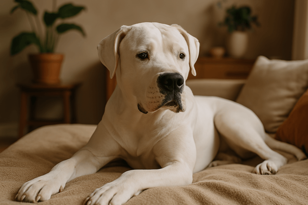 Chien : Photos prix d'un Dogue Argentin malade