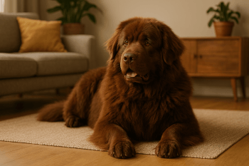 Chien : Photos prix d'un Terre-Neuve malade