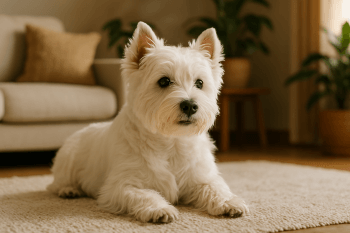 Chien : Photos prix d'un West Highland White Terrier malade