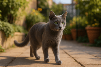 Chat : Photos d'un Bleu Russe