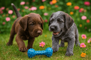 Chiot : Photos d'un Barbu Tchèque
