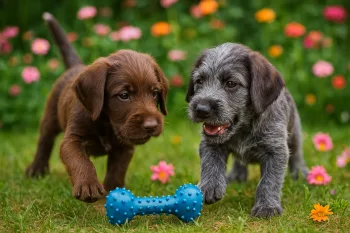 Chiot : Photos d'un Barbu Tchèque