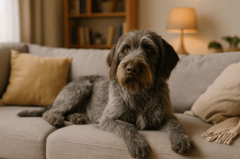 Chien : Photos prix d'un Barbu Tchèque malade