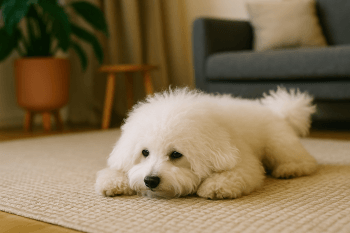 Chien : Photos prix d'un Bichon Bolonais malade