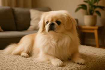 Chien : Photos prix d'un Pékinois malade