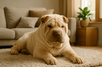 Chien : Photos prix d'un Shar-Pei malade