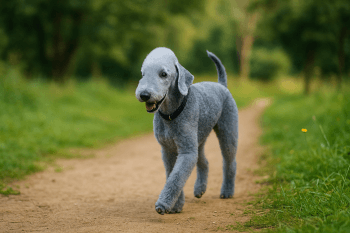 Chien : Photos d'un Bedlington Terrier