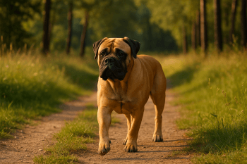 Chien : Photos d'un Bullmastiff