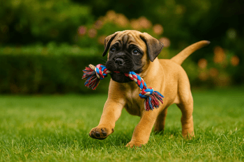 Chiot : Photos d'un Bullmastiff