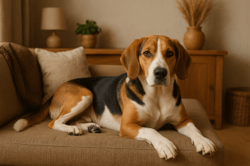 Chien : Photos prix d'un Beagle-Harrier malade