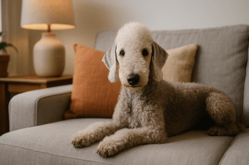 Chien : Photos prix d'un Bedlington Terrier malade