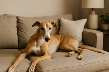 Chien : Photos prix d'un Greyhound malade