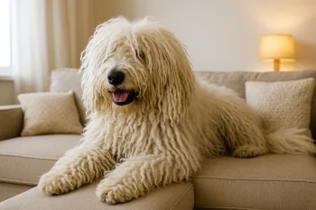 Chien : Photos prix d'un Komondor malade