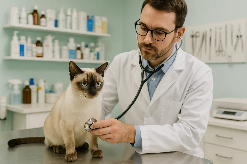 Chat : Photos prix d'un Tonkinois malade