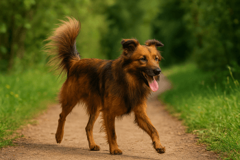Chien : Photos d'un Berger des Pyrénées à Face Rase