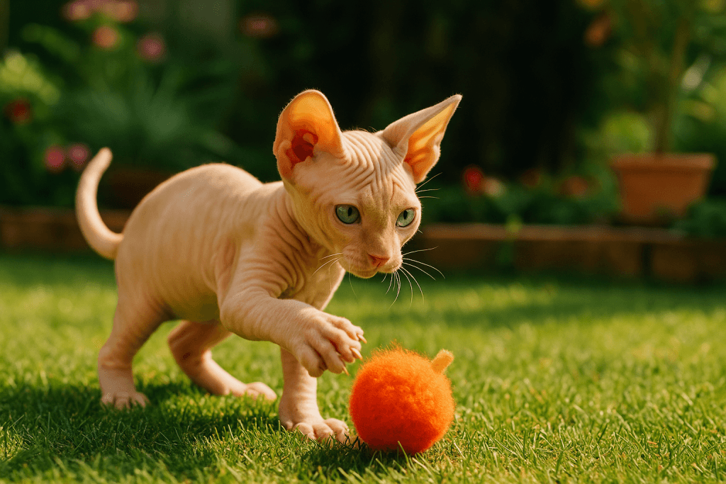 Chaton : Photos d'un Sphynx