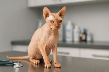 Chat : Photos prix d'un Donskoy malade