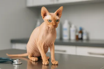 Chat : Photos prix d'un Donskoy malade