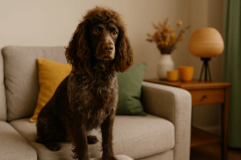 Chien : Photos prix d'un Épagneul de Pont-Audemer malade