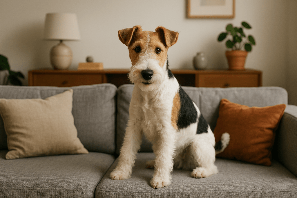 Chien : Photos prix d'un Fox-Terrier à poil dur malade