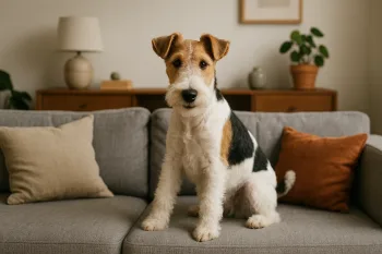 Chien : Photos prix d'un Fox-Terrier Ă poil dur malade