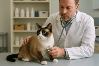 Chat : Photos prix d'un Snowshoe malade