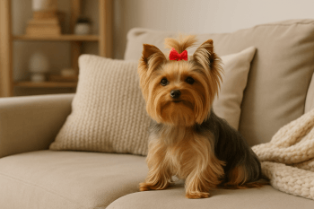 Chien : Photos prix d'un Yorkshire Terrier malade