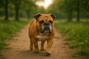 Chien : Photos d'un Bouledogue Anglais (Bulldog)