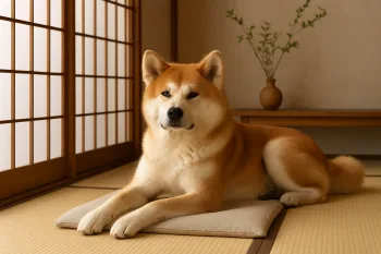 Chien : Photos prix d'un Akita Inu malade