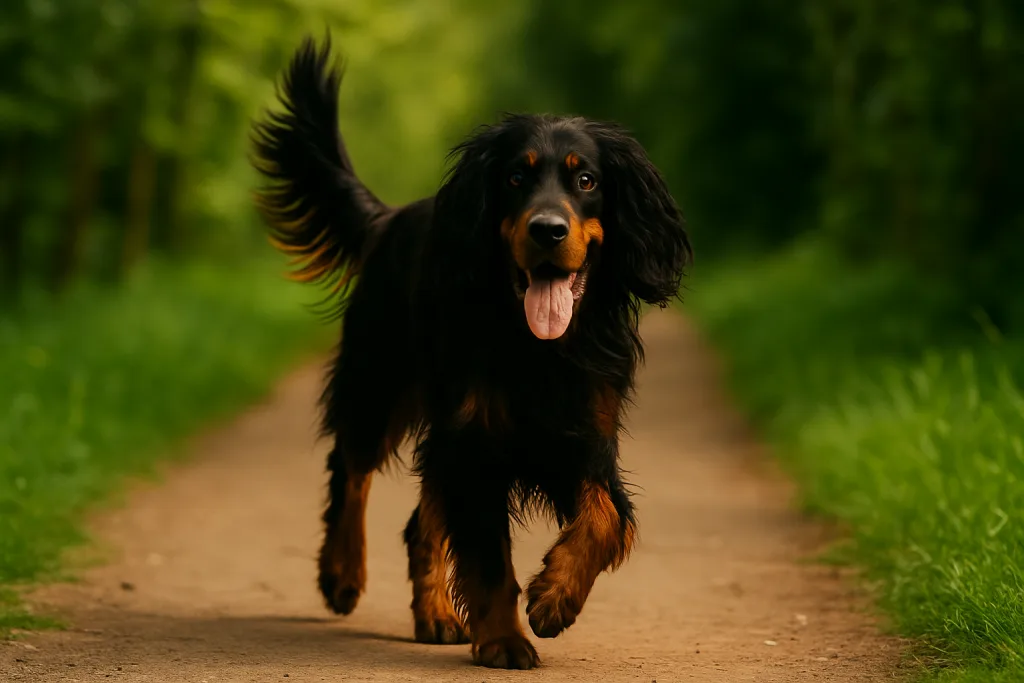 Chien : Photos d'un Setter Gordon