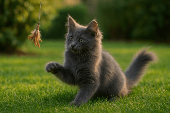 Chaton : Photos d'un Nebelung