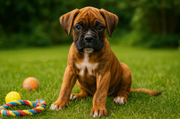 Chiot : Photos d'un Boxer