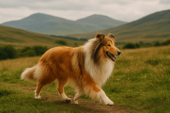Chien : Photos d'un Colley à poil long (Rough Collie)