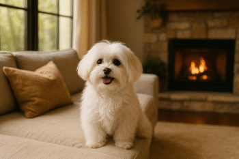 Chien : Photos prix d'un Bichon Maltais malade