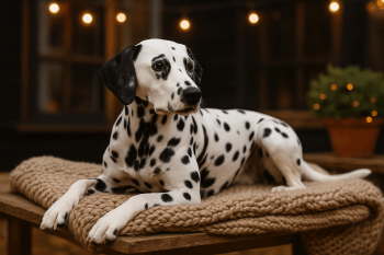 Chien : Photos prix d'un Dalmatien malade