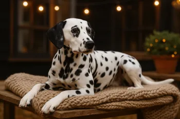 Chien : Photos prix d'un Dalmatien malade