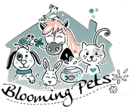 Logo Blooming Pets | Garde dâanimaux Ă domicile