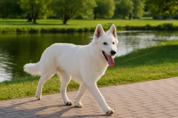 Chien : Photos d'un Berger Blanc Suisse