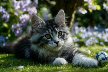 Chaton : Photos d'un Maine Coon