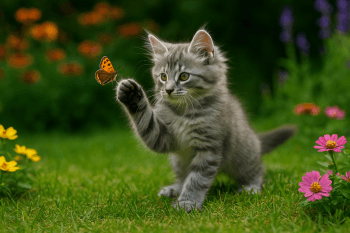 Chaton : Photos d'un Norvégien