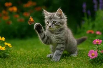Chaton : Photos d'un Norvégien