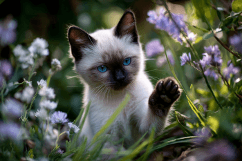 Chaton : Photos d'un Siamois