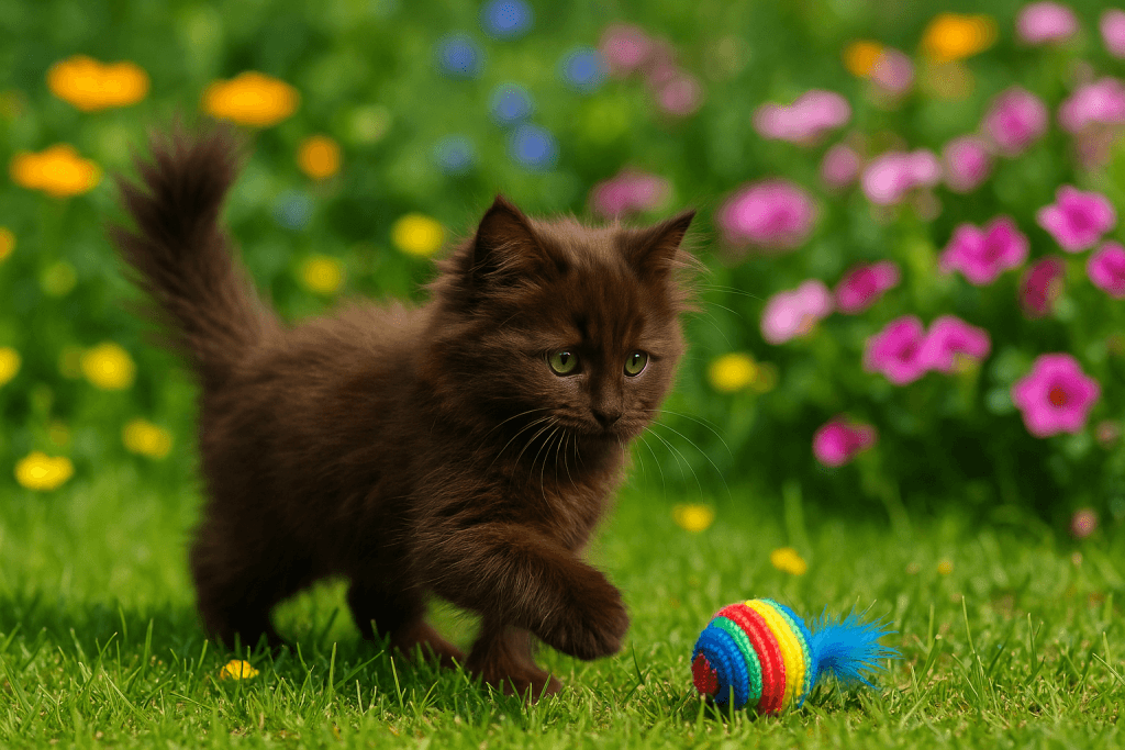Chaton : Photos d'un York Chocolat